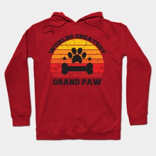 Grandpaw Worlds Greatest Grand Paw Funny Dogs Tee Hoodie